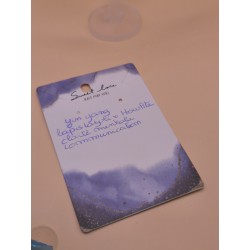 Boucle Yin et yang + pierres