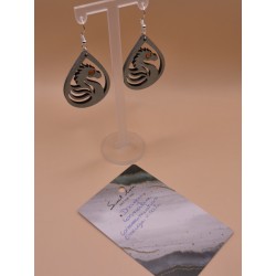 Boucle dragon + pierres