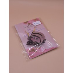 Boucle fée + pierre